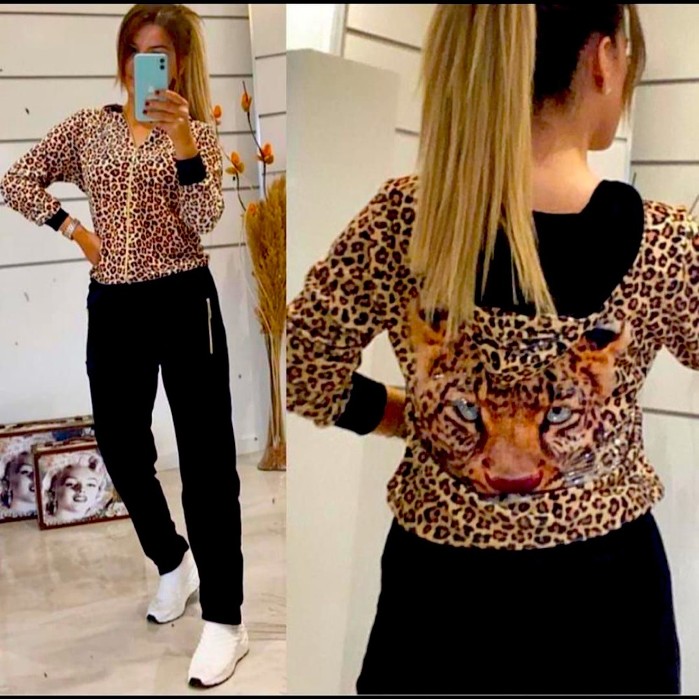 Jaguar Print Track-Suit